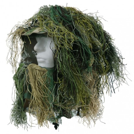 Camouflage de tête ghillie camouflage woodland | 101 Inc