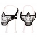 Masque grille Skull noir