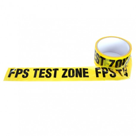 Ruban de délimitation de zone "FPS test zone" 300 x 4,8 cm | 101 Inc