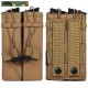 Poche tactique pour 2 chargeurs avec système molle - Différents coloris et camouflages | 101 Inc
