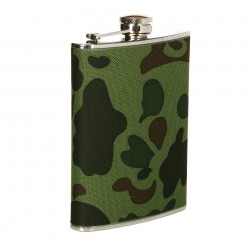 Flasque en métal 220 ml camouflage woodland | 101 Inc