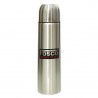 Bouteille thermos 1 litre en acier chrome