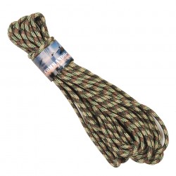 Corde utilitaire "Recon" 7 mm x 15 m camouflage woodland | 101 Inc