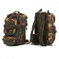 Sac à dos "Assault" 40 x 20 x 18 cm camouflage Belge | 101 Inc