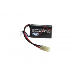 Batterie format anpeq Li-Po 7,4 V - 1000 mAh | ASG