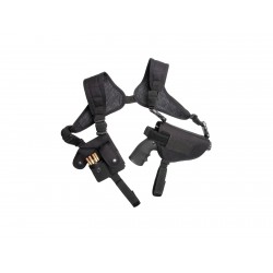 Holster d'épaule noir revolver pour droitier