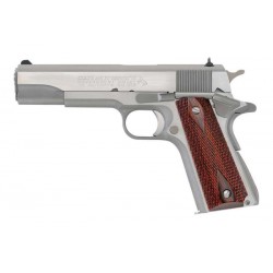 Réplique airsoft - Colt 1911 series 70 (MK IV) silver CO2 blow back full métal de la marque Cybergun (180529)