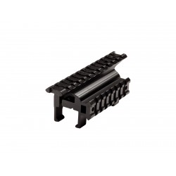 Airsoft - Rail tactique double pour système de visée sur réplique de type MP5 et G3 de la marque Strike systems (16075)