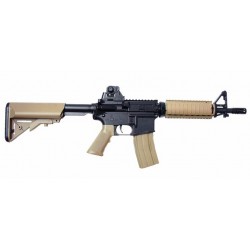 Réplique airsoft Colt M4 A1 CQB noir et tan, électrique non blow back | Cybergun