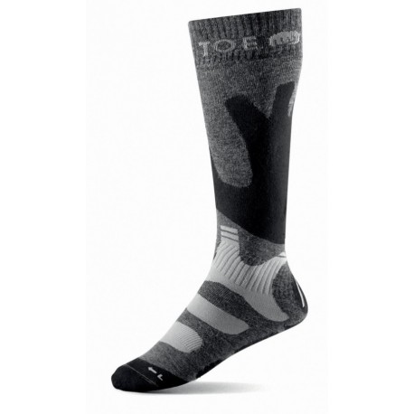 Chaussettes hiver longues marches grises | T.O.E