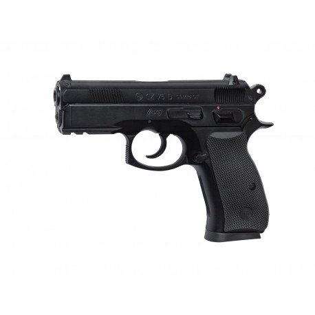 Réplique airsoft - CZ75D compact gaz non blow back (ABS) de la marque ASG (15885)