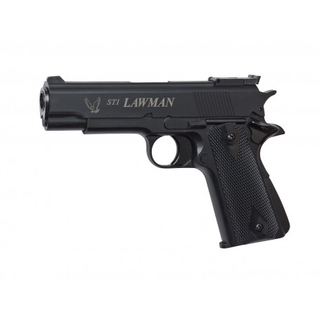 Airsoft - Réplique airsoft STI Lawman gaz non blow back de la marque ASG (14770)