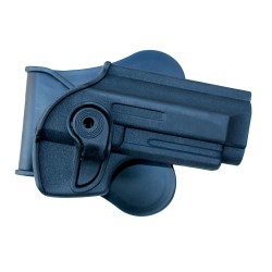 Holster rigide noir droitier pour PT92