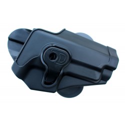 Holster de ceinture rigide noir droitier pour type P226 | Swiss Arms