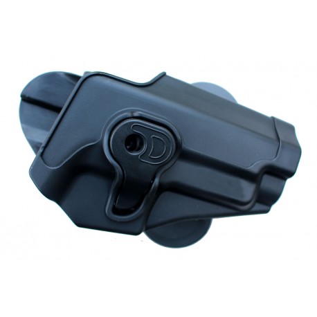 Holster de ceinture rigide noir droitier pour type P226 | Swiss Arms