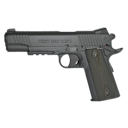 Colt 1911 rail gun noir CO2 non blow back