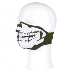 Masque néoprène demi skull 3D OD