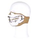 Masque néoprène demi skull 3D tan | 101 Inc