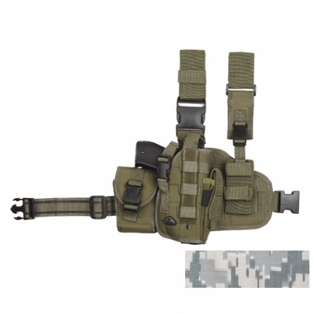 Holster de cuisse camouflage ACU avec système molle pour droitier | 101 Inc